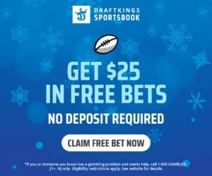 draftkings sportsbook nj $25 free bet no deposit